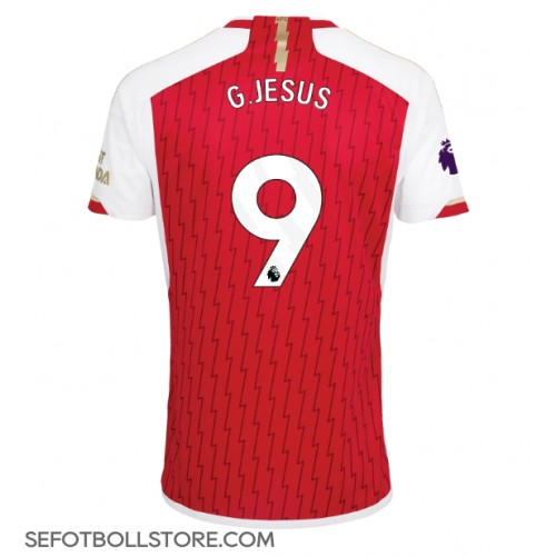Arsenal Gabriel Jesus #9 Replika Hemmatröja 2023-24 Kortärmad